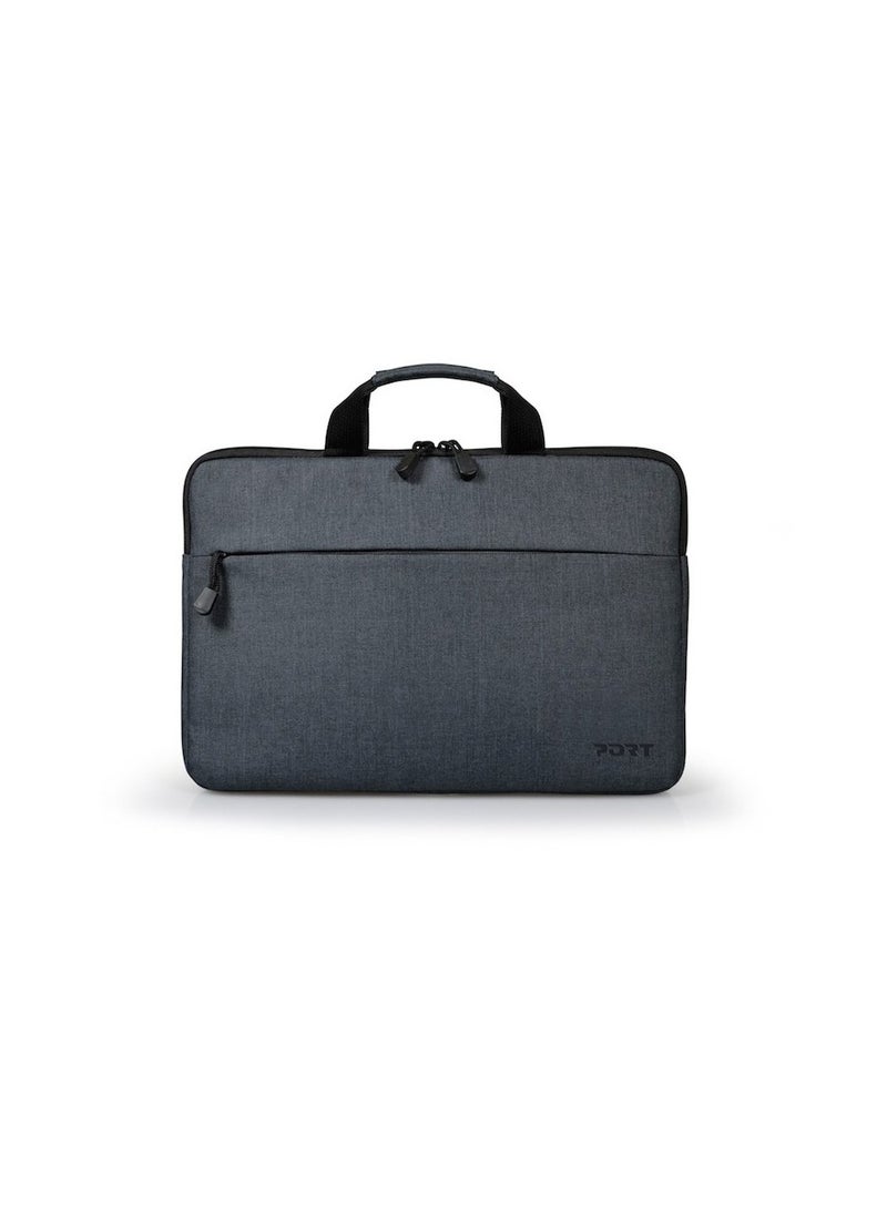 PORT Designs Laptop Bag BELIZE 13.3 Inch – Stylish & Durable Carry-On Companion, Grey | 110201  - Image 2