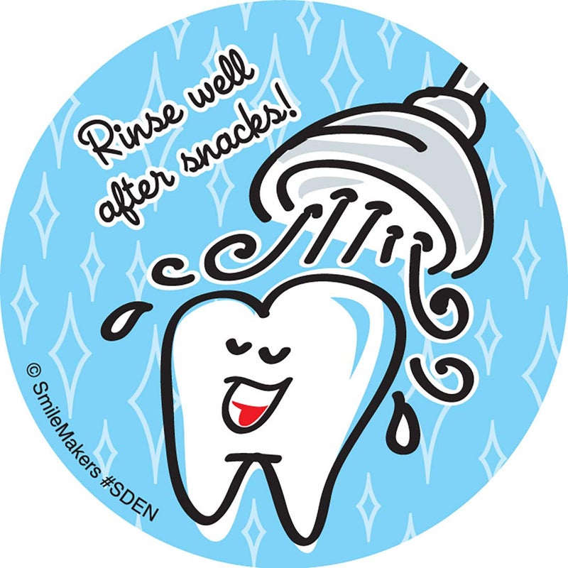 SmileMakers Simple Dental Stickers - Prizes and Giveaways - 100 per Pack - Image 4