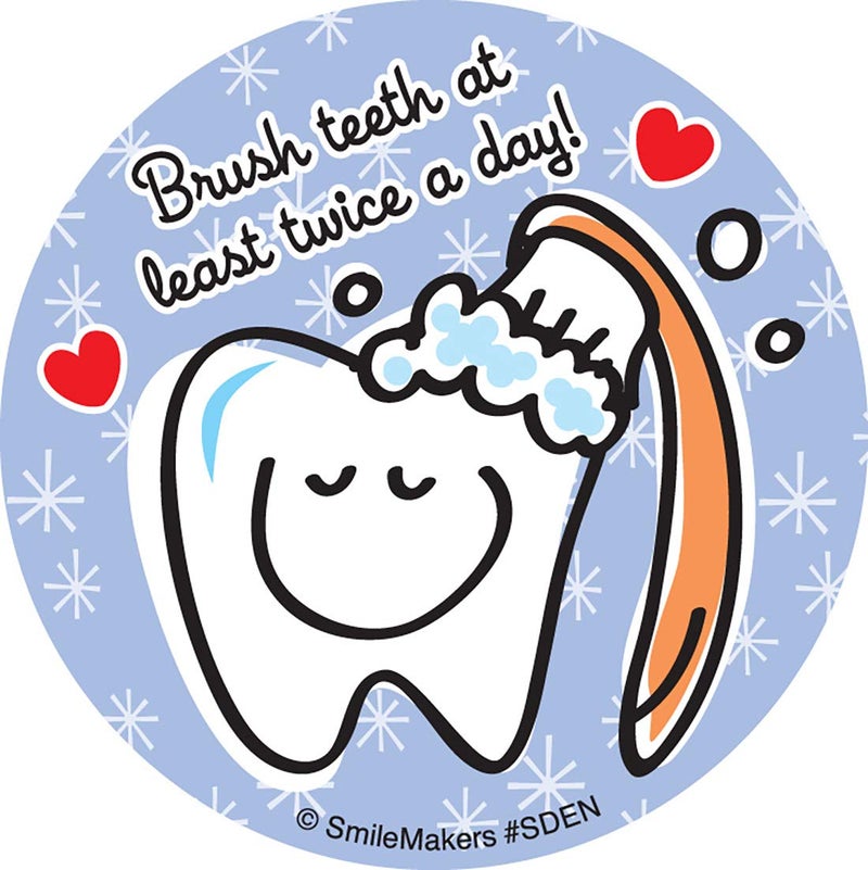 SmileMakers Simple Dental Stickers - Prizes and Giveaways - 100 per Pack - Image 5