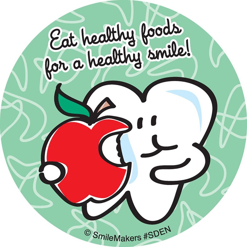 SmileMakers Simple Dental Stickers - Prizes and Giveaways - 100 per Pack - Image 3