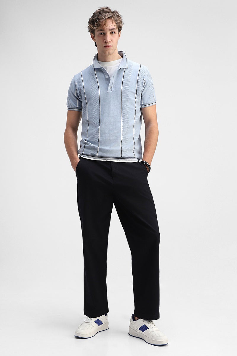 SNITCH Stretch Relaxed Fit Trousers - Image 4