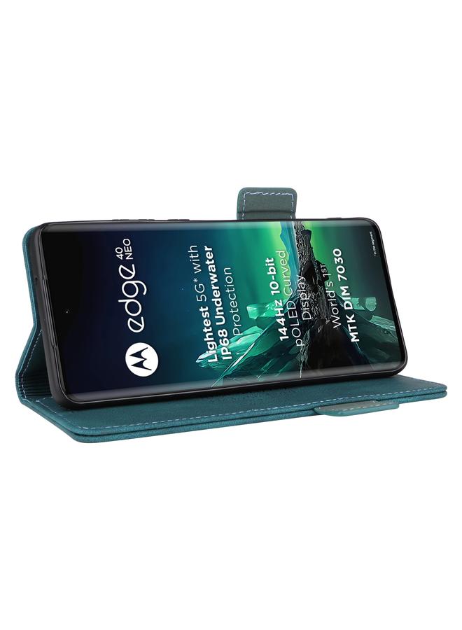 S-TOP Case For Motorola Edge 40 Neo Magnetic Clasp Leather Phone Case - Image 5
