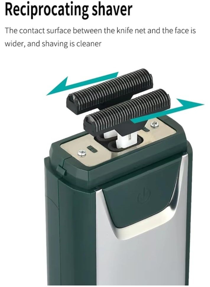 Daling Electric Shaver for Men, Premium Cordless Rechargeable Double Head Razor with Double Foil for Precision Beard Grooming & Close Shave - Image 3