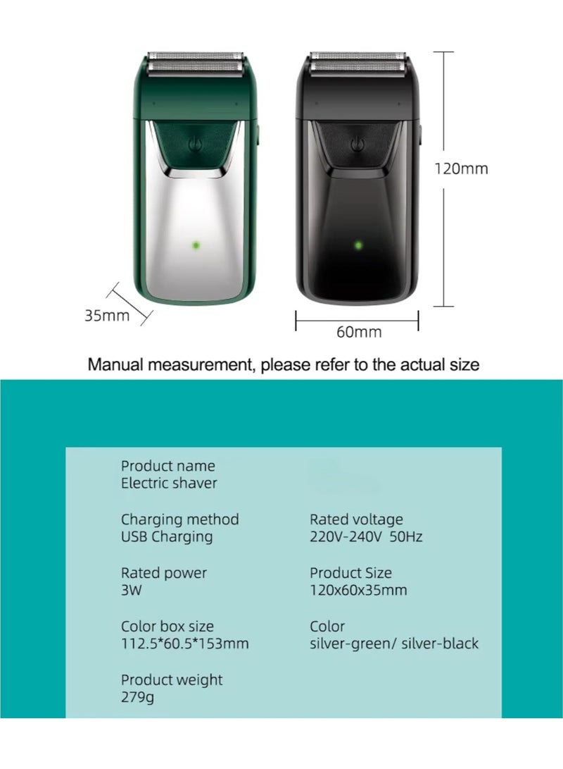 Daling Electric Shaver for Men, Premium Cordless Rechargeable Double Head Razor with Double Foil for Precision Beard Grooming & Close Shave - Image 5