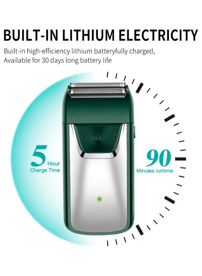 Daling Electric Shaver for Men, Premium Cordless Rechargeable Double Head Razor with Double Foil for Precision Beard Grooming & Close Shave - Image 2