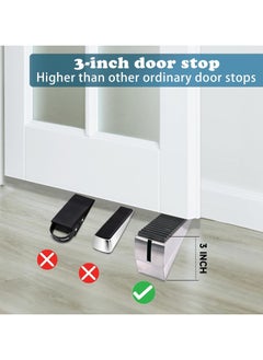 sokany Strongest Large Door Stopper, Heavy Duty Door Stop, Wedge Tall Door Stoppers for Bottom of Door, 3 Inch High Adjustable Spring Loaded Door Stop Suits Any Heavy Door (Multicolour)  - Image 4