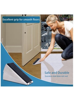 Strongest Large Door Stopper, Heavy Duty Door Stop, Wedge Tall Door Stoppers for Bottom of Door, 3 Inch High Adjustable Spring Loaded Door Stop Suits Any Heavy Door (Multicolour) - pzsku/Z33688C73FE7DE8593EAEZ/45/_/1730734647/1956e7a7-6120-4c93-8624-f515eca3476a