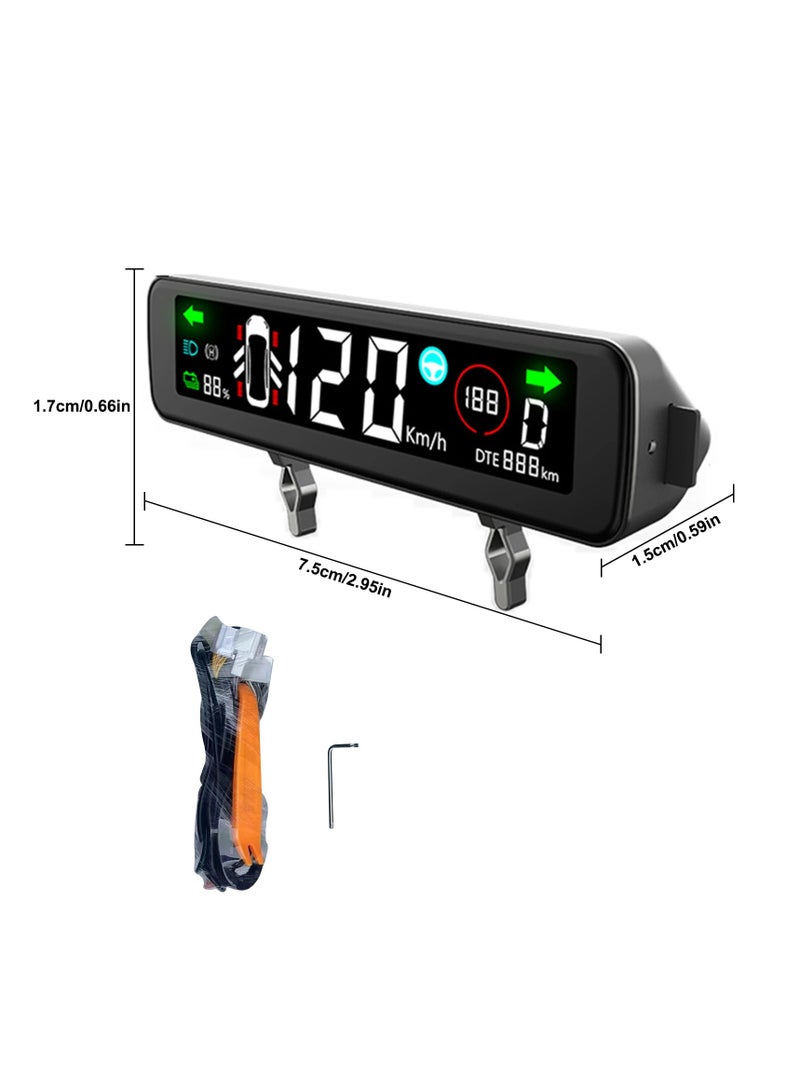 ارواق لوحة قيادة صغيرة أصلية بشاشة عرض HUD للسيارة مقاس 3.9 بوصة لطراز تسلا 3 Y متزامن - Image 4