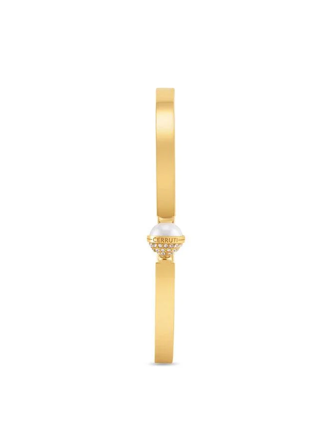 CERRUTI 1881 Luciana Gold Plated Stainless Steel Bangle for Women 170mm