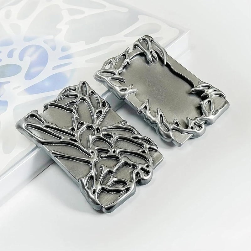 Irregular Electroplated Plastic Photo Frame Folder Card Holder - Image 5