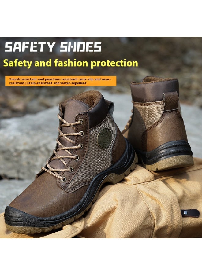 Steel Toe Shoes for Men Lightweight Safety Shoes Comfortable Puncture Proof Slip On Indestructible Work Shoes and Fashion Sneakers. - Image 5