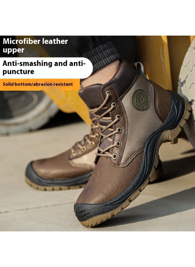 Steel Toe Shoes for Men Lightweight Safety Shoes Comfortable Puncture Proof Slip On Indestructible Work Shoes and Fashion Sneakers. - Image 4