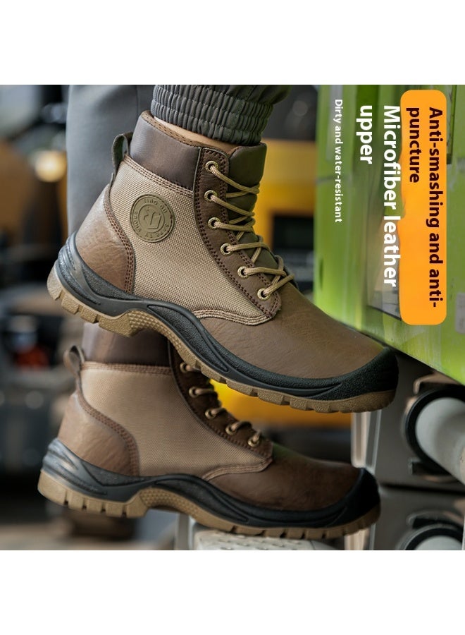 Steel Toe Shoes for Men Lightweight Safety Shoes Comfortable Puncture Proof Slip On Indestructible Work Shoes and Fashion Sneakers. - Image 3