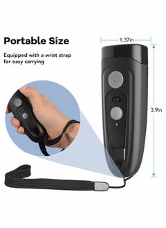 Excefore Ultrasonic Dog Dark Deterrent Dog Barking Control Devices Rechargeable Anti Barking Device Outdoor and Indoor Handheld Stop Neighbors Dog Barking 16.5ft Range LED Flashlight with Dog Clicker  - Image 4