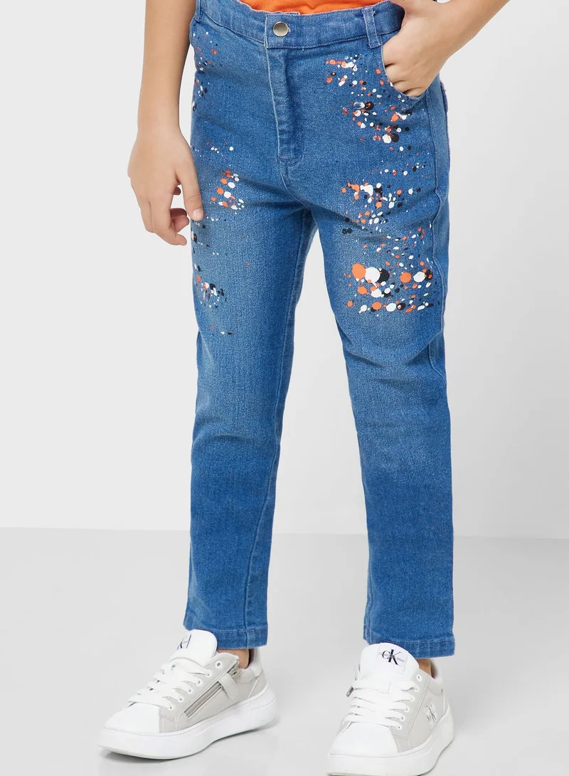Pinata Boys Paint Skinny Jeans