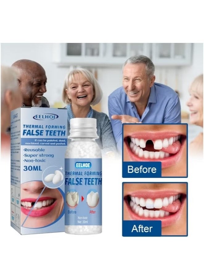 EELHOE 30ml Shapeable Denture Repair Kit – Temporary Filling Teether for Film & TV Makeup or Dental Modifications  - Image 5