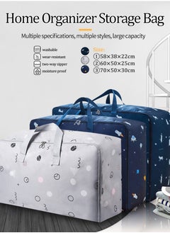 Oxford Storage Bags, Moving Bags with Hand Straps, Garment Bag Organizer with Reinforced Zipper, Space Saving, Portable and Foldable, for Camping, Moving, Traveling, Business Trip/58*38*22cm - pzsku/Z33690A9A4DC84159AD06Z/45/_/1740036430/db7aa1cd-caf1-4eec-b946-12787dfe49e6