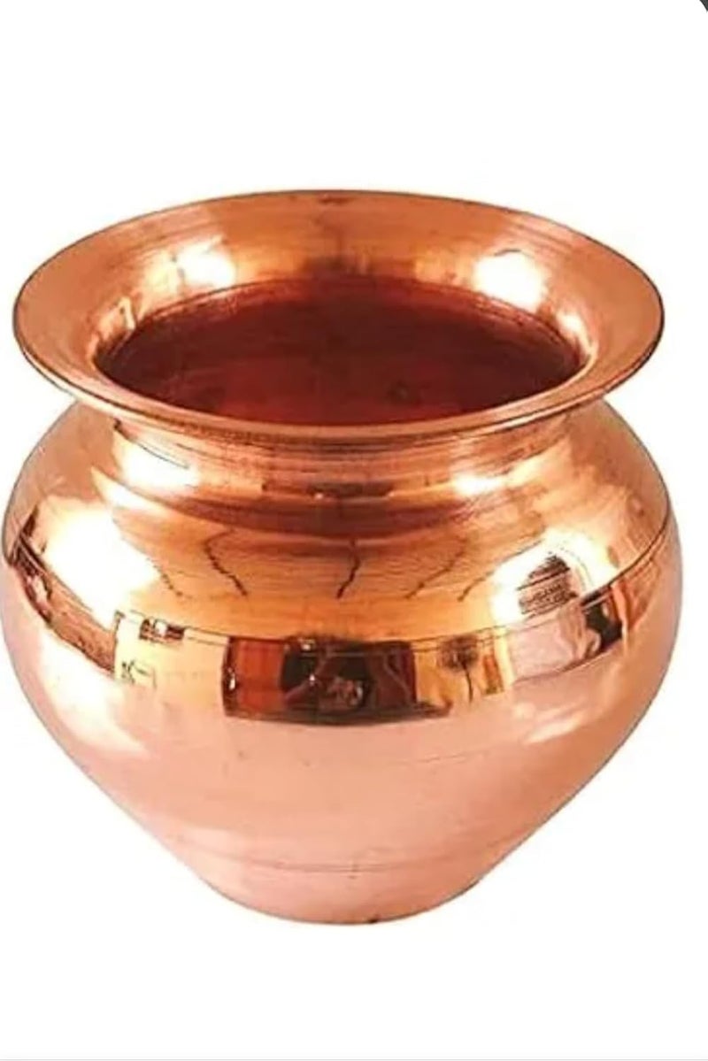 Copper Lota Kalash for Pooja –2.5-3 Inch| Holy Kalash for Worship, Water Rituals, Gifting & Temple Use | 70gm