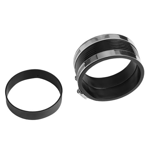 Jetuplusllc Air Intake Coupler Kit 4" O.D TO 4" or 4" to 3.75" with Clamps Black attach Pipe 9771 - Image 5