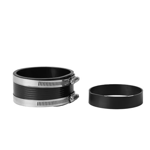 Jetuplusllc Air Intake Coupler Kit 4" O.D TO 4" or 4" to 3.75" with Clamps Black attach Pipe 9771 - Image 3