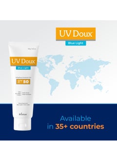 Brinton UV Doux Blue Light Tinted Sunscreen Gel SPF 50 PA+++ Broad Specturm | Blue Light & UVA/UVB Protection | Matte Finish with Sweat & Water Resistance For Men & Women | For All Skin Types, 50g  - Image 5