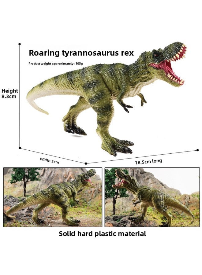 Children's Jurassic Dinosaur Toy Simulation Tyrannosaurus Rex Bull Tyrannosaurus Pterosaurus Canglong Diplodocus Model Ornaments