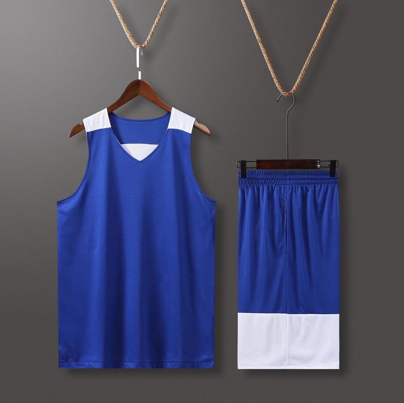 Extremely Fast Adult And Children'S Double-Sided Basketball Uniform Suit Quick-Drying Mesh Short-Sleeved Trendy Sports Training And Competition Uniform - Image 4