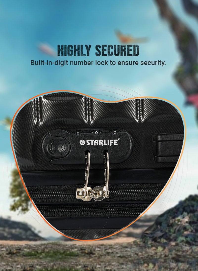 STARLIFE Suitcase Set of 4 PCS ABS Hardside Travel Luggage Bag - Image 3