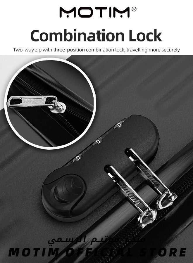 Motim Travel Luggage Carry-On Luggage Kid's Luggage 18 inch Small Luggage with Spinning Wheels Cartoon Suitcase - Image 4