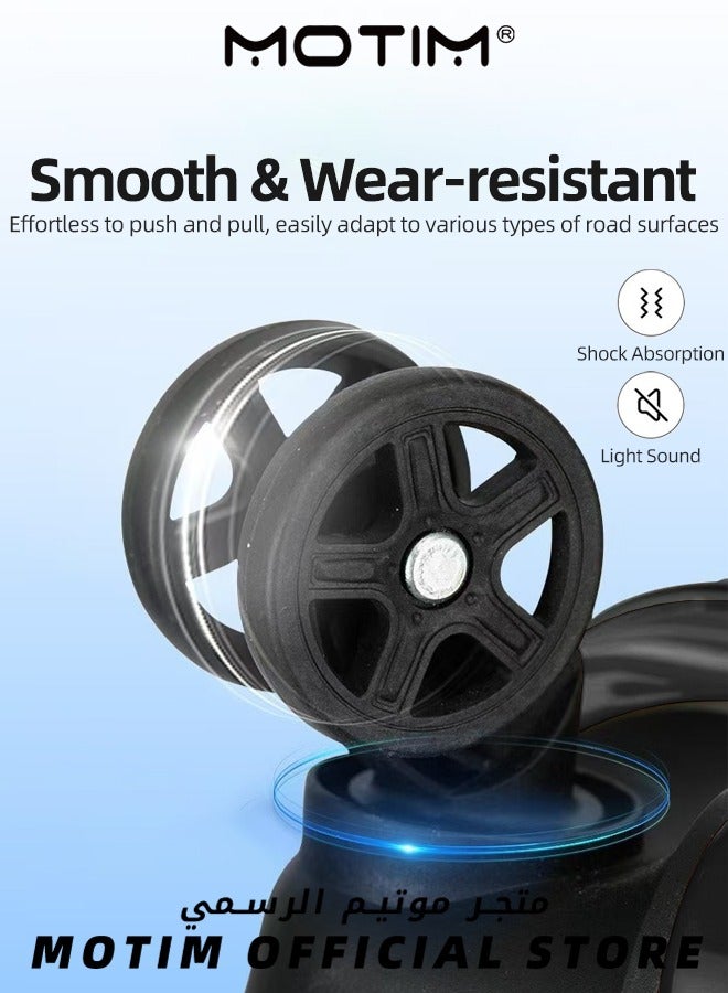 Motim Travel Luggage Carry-On Luggage Kid's Luggage 18 inch Small Luggage with Spinning Wheels Cartoon Suitcase - Image 5