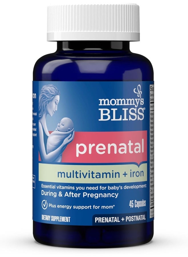 Mommy's Bliss Prenatal Multivitamin with Iron and Folic Acid - Image 1