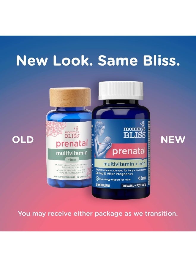 Mommy's Bliss Prenatal Multivitamin with Iron and Folic Acid - Image 2