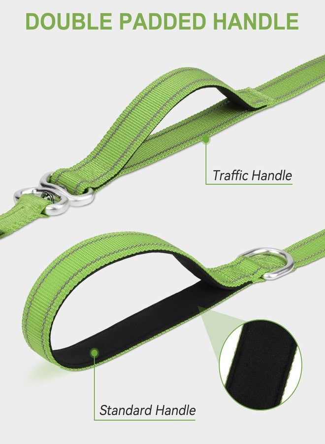 Joytale Tangle-Free Slip Leads for Dogs, 6 FT Slip Leash with Padded Double Handle, Reflective Nylon Training Leash for Small Medium Dogs 15-40 Lbs, Green - Image 5