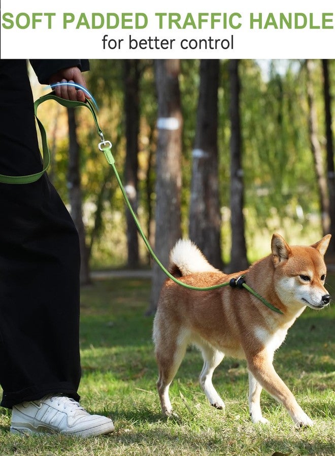 Joytale Tangle-Free Slip Leads for Dogs, 6 FT Slip Leash with Padded Double Handle, Reflective Nylon Training Leash for Small Medium Dogs 15-40 Lbs, Green - Image 4