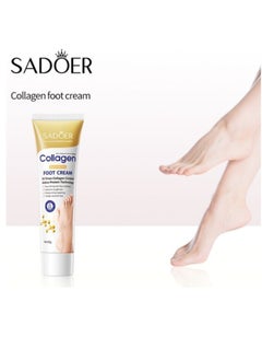 SADOER Collagen Foot Cream, Suitable For Dry & Cracked Feet, Nourishing, Moisturizing, Smoothing & Whitening Foot Skin Care 60g  - Image 2