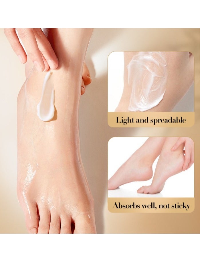 SADOER Collagen Foot Cream, Suitable For Dry & Cracked Feet, Nourishing, Moisturizing, Smoothing & Whitening Foot Skin Care 60g  - Image 3