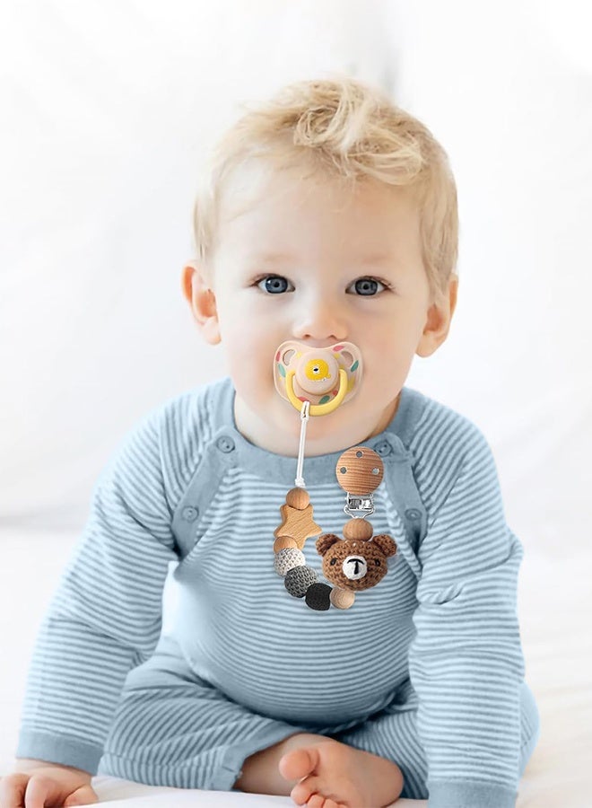 Sweet Life Pacifier Clip, Cute Animal Pacifier Holder Clip for Boys and Girls, Most Pacifiers, Baby Teethers, Baby Shower and Baby Essentials - Image 4
