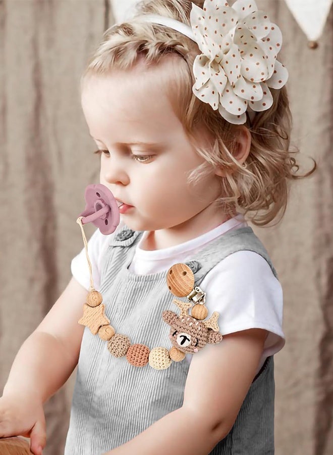 Sweet Life Pacifier Clip, Cute Animal Pacifier Holder Clip for Boys and Girls, Most Pacifiers, Baby Teethers, Baby Shower and Baby Essentials - Image 5