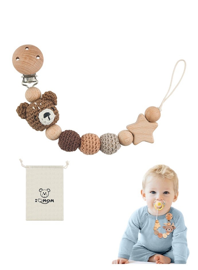 Sweet Life Pacifier Clip, Cute Animal Pacifier Holder Clip for Boys and Girls, Most Pacifiers, Baby Teethers, Baby Shower and Baby Essentials - Image 1