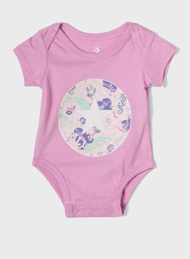 CONVERSE Infant 3 Pack Mermaid Bodysuit - Image 2