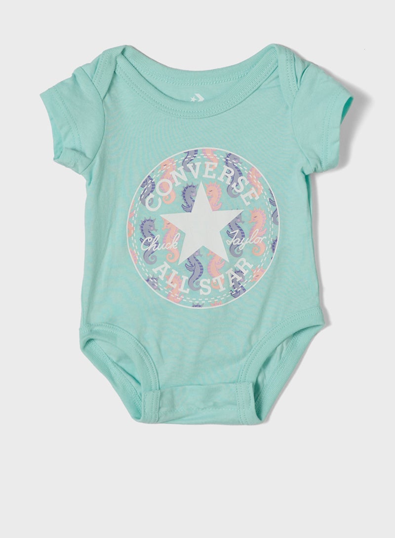 CONVERSE Infant 3 Pack Mermaid Bodysuit - Image 4