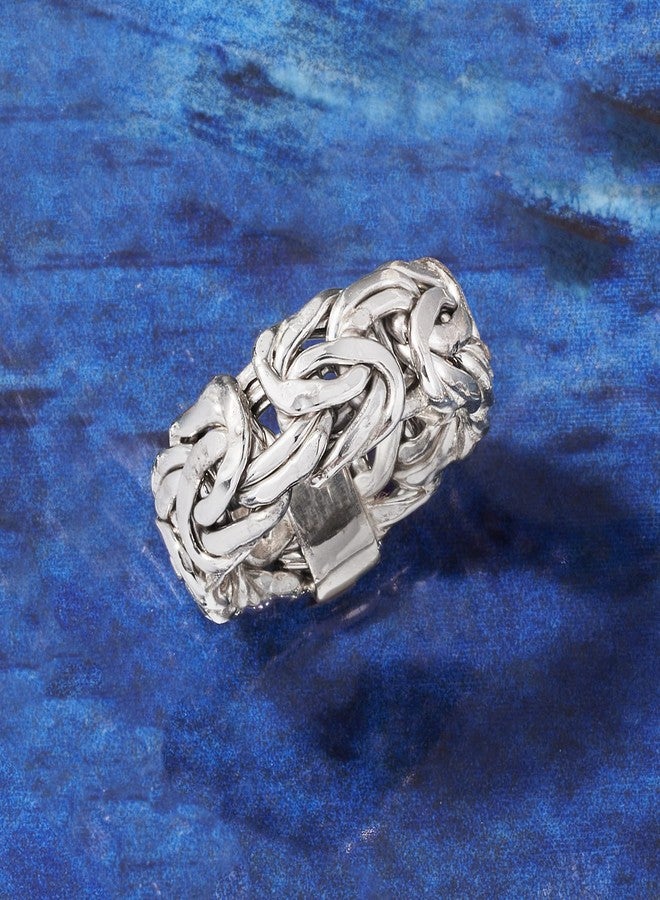 Ross-Simons Sterling Large Byzantine Ring - Image 5