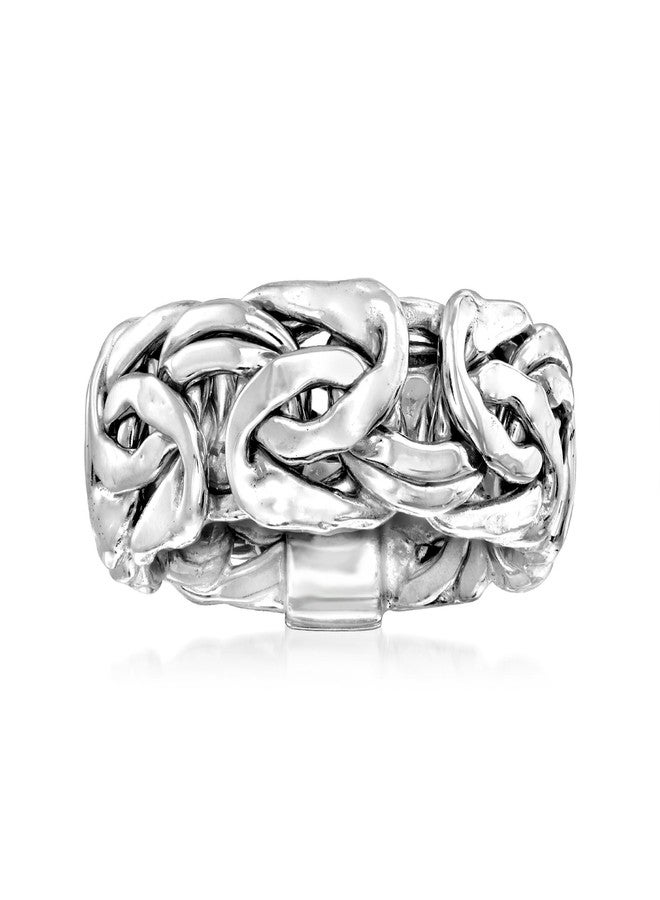 Ross-Simons Sterling Large Byzantine Ring - Image 1