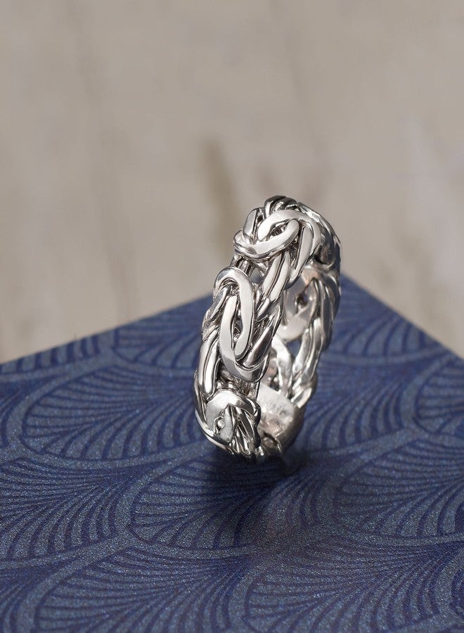 Ross-Simons Sterling Large Byzantine Ring - Image 4