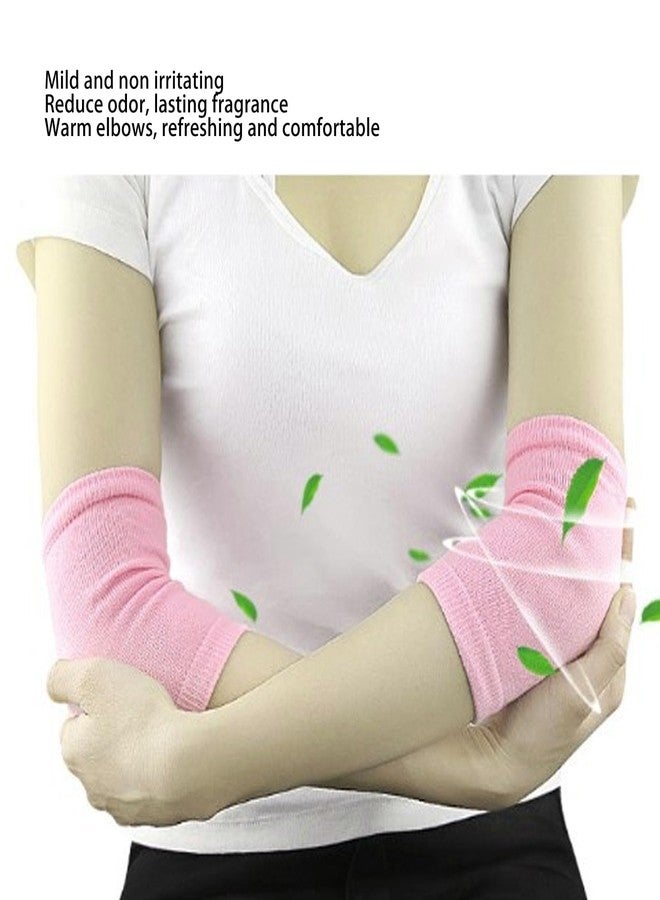 ciciglow Elbow Moisturizing Sleeve, 2 Pairs Gel Elbow Sleeves Breathable Elbow Brace Cover for Dry Skin Moisturizing Softening - Image 5