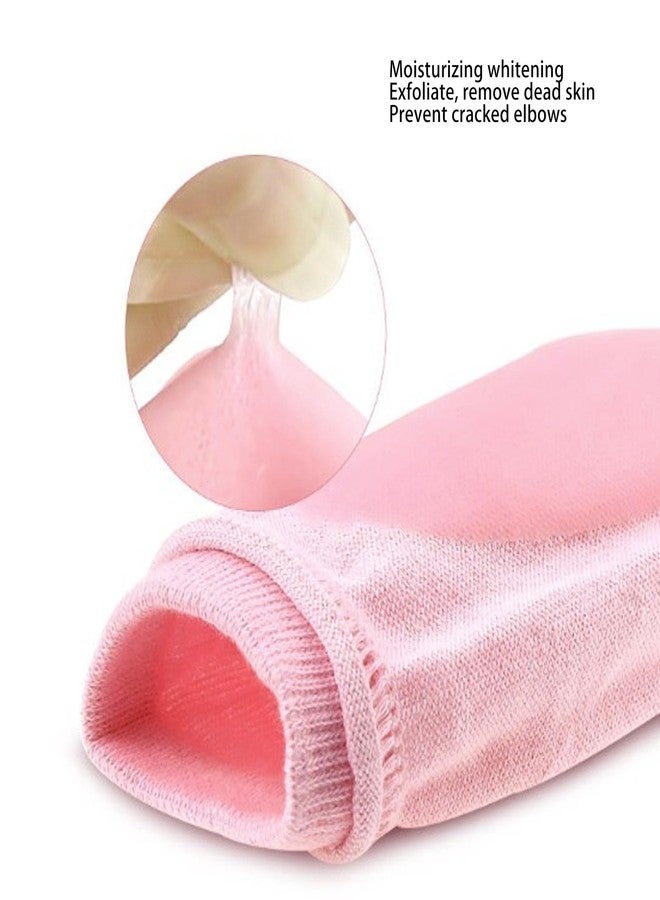 ciciglow Elbow Moisturizing Sleeve, 2 Pairs Gel Elbow Sleeves Breathable Elbow Brace Cover for Dry Skin Moisturizing Softening - Image 4