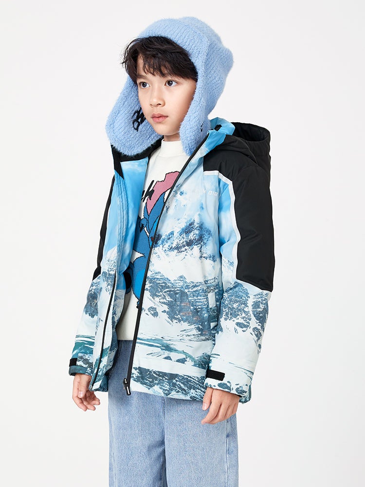 بالابالا جاكيت بافر منفوخ بطبعات للأولاد - Image 4