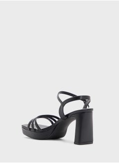 Ginger Square Toe Ankle Strap Platform Heel Sandal  - Image 3