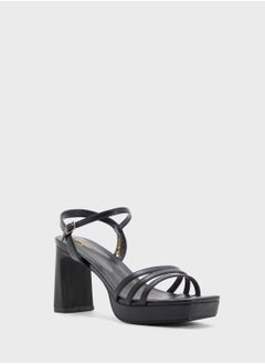Ginger Square Toe Ankle Strap Platform Heel Sandal  - Image 2