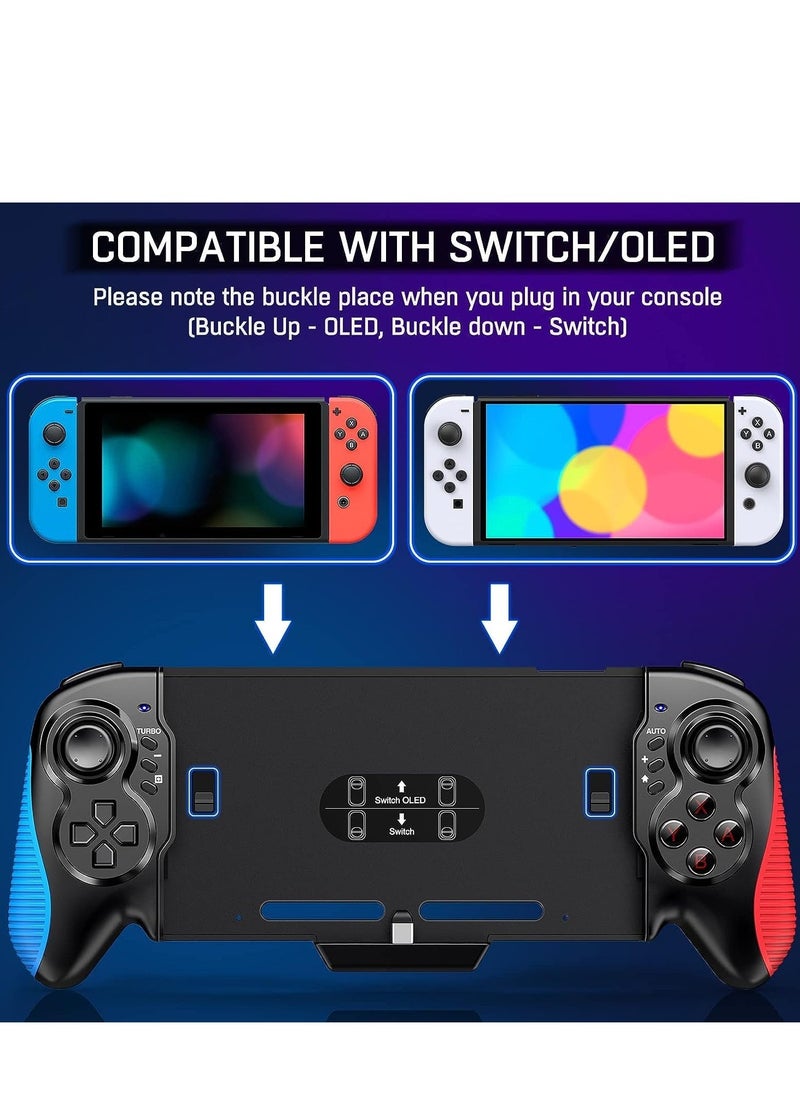 XICEN - XICEN Switch Controller for Nintendo Switch/OLED, One-Piece Joypad Controller Replacement for Nintendo Switch Pro Controller, Switch Remote Suitable for Big Hand Players with Turbo Function - Image 1
